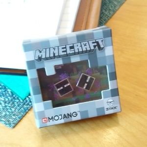 Minecraft Stud Enderman Earrings